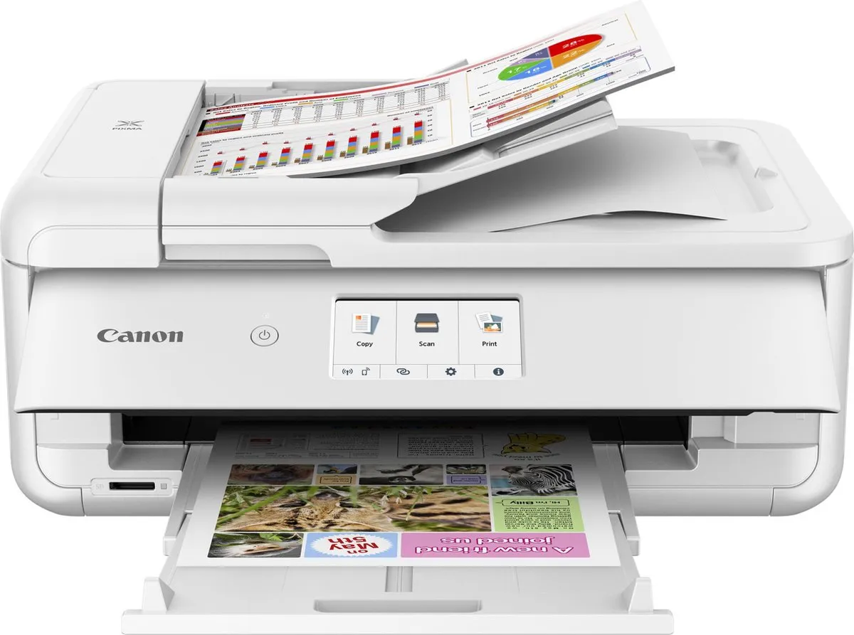 Canon PIXMA TS9551CA All-in-One Inkjetprinter - 5 Kleuren - Zwart