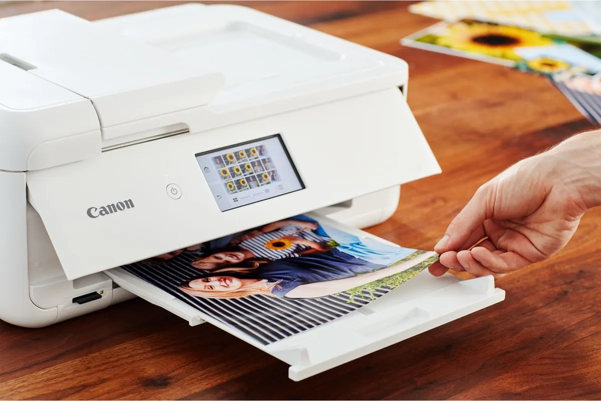 Canon PIXMA TS9551CA All-in-One Inkjetprinter - 5 Kleuren - Zwart - afbeelding 6 van 6