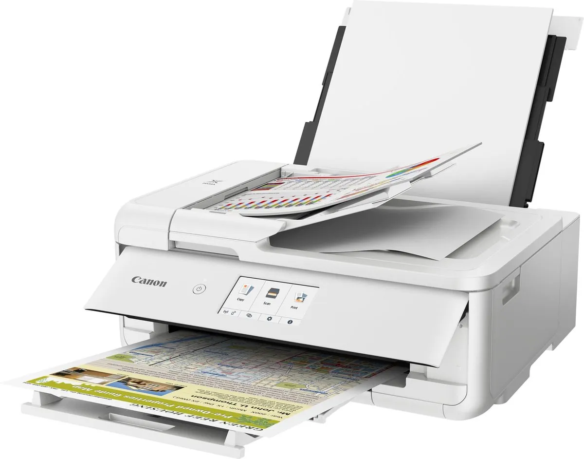 Canon PIXMA TS9551CA All-in-One Inkjetprinter - 5 Kleuren - Zwart