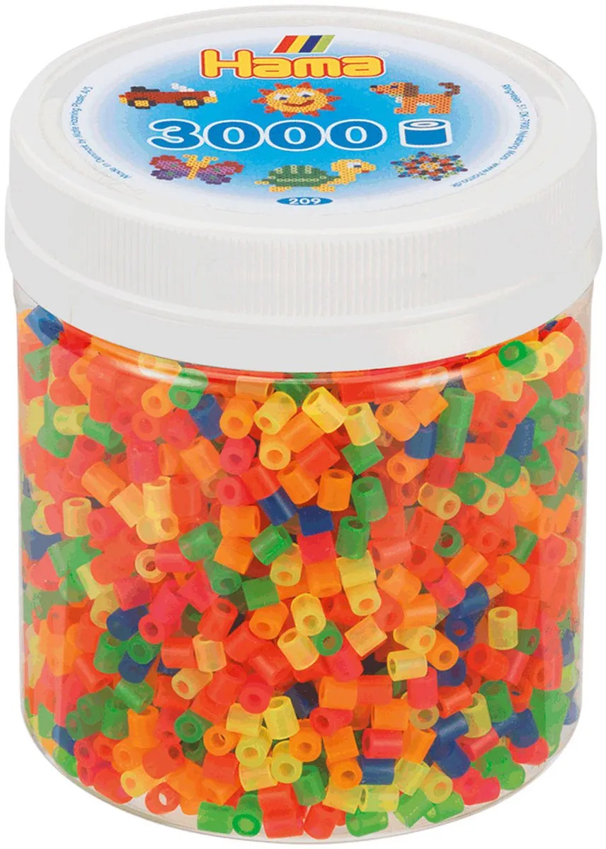Hama Strijkkralen Creatief Pot Neonmix