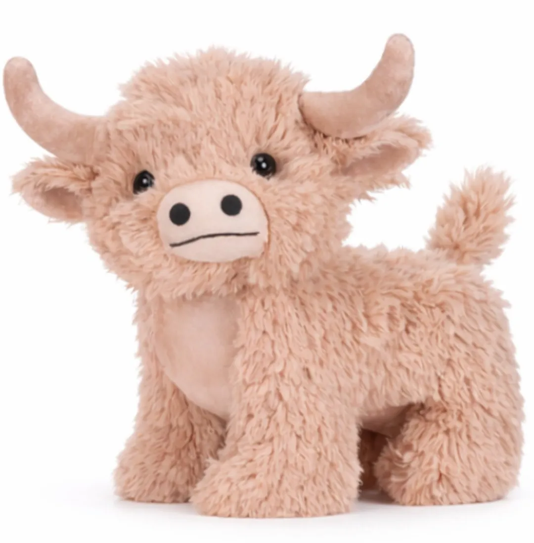 Topknuffels Schotse Hooglander Pluche Koe 25cm