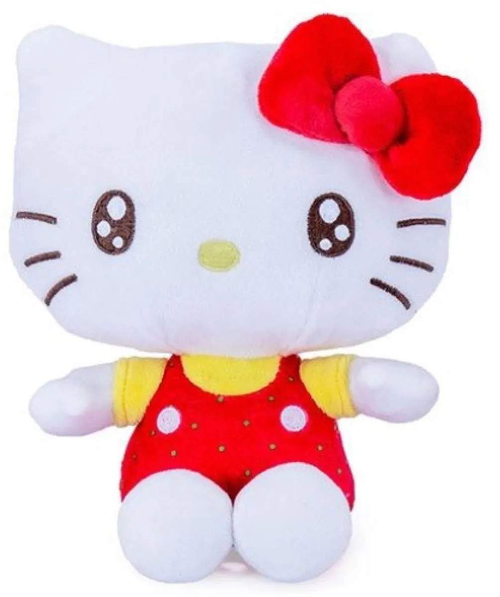 Hello Kitty Aardbei Pluche Knuffel 20cm