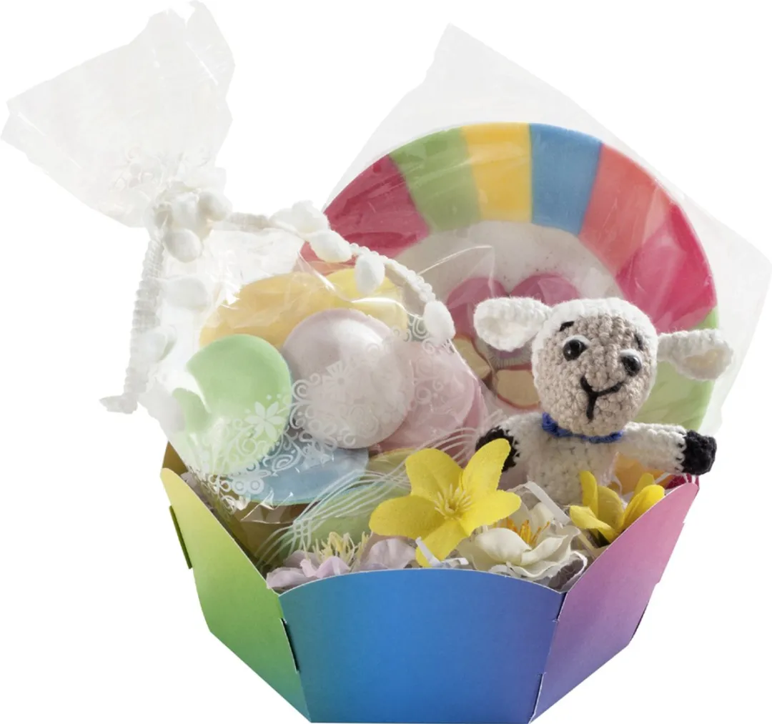 Folia Regenboogkarton Decomandjes 150mm - 6 Stuks