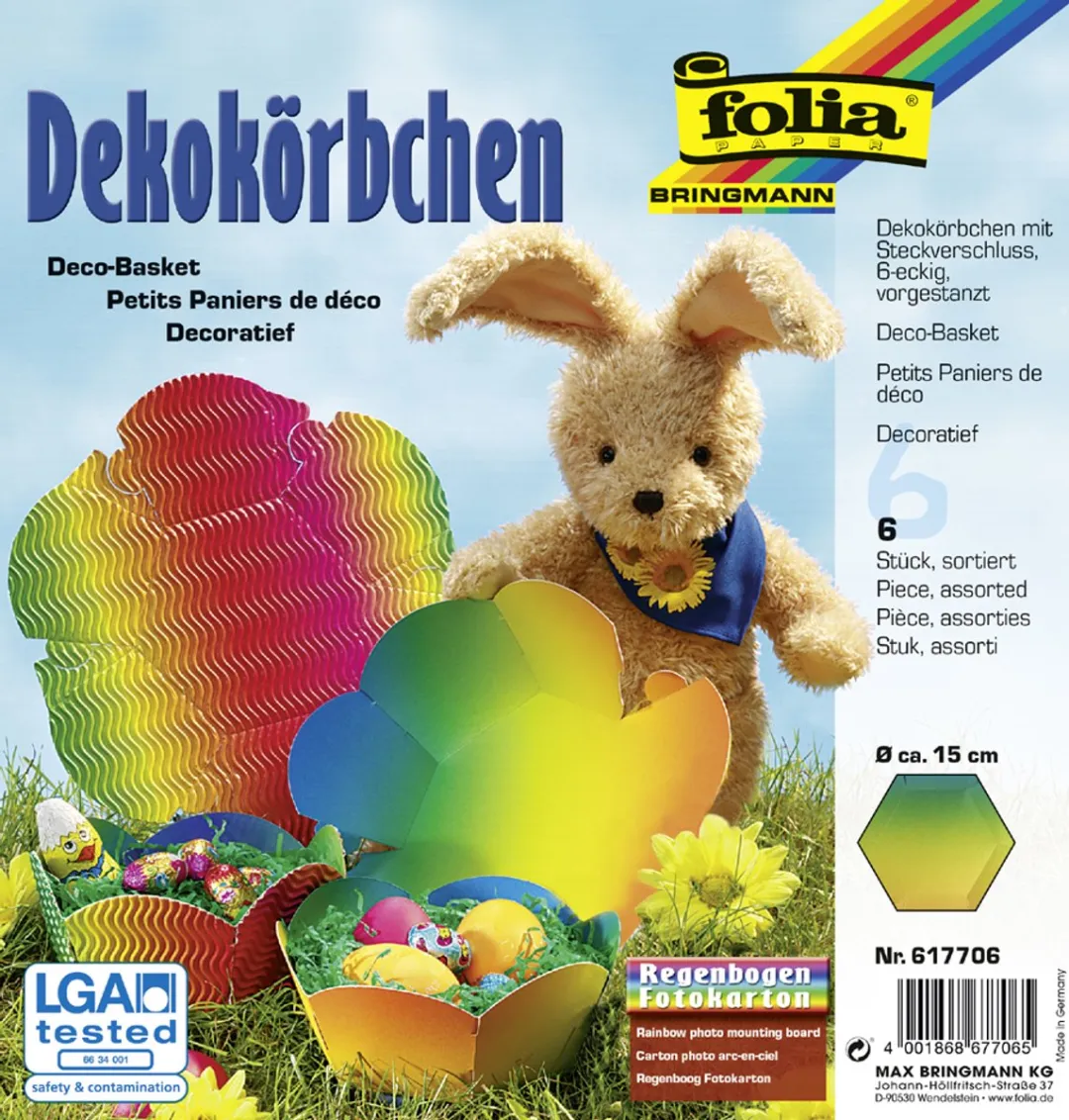 Folia Regenboogkarton Decomandjes 150mm