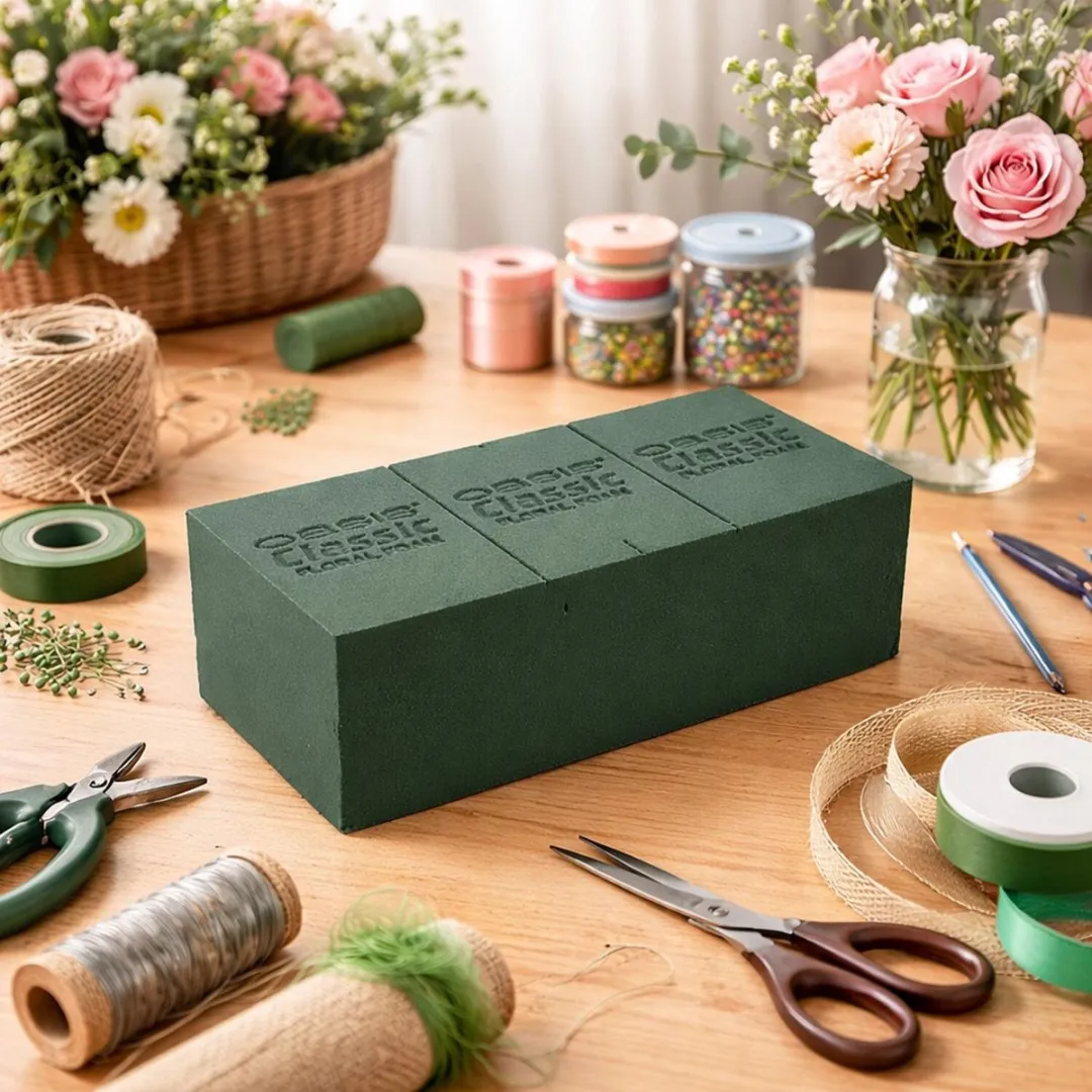 Rayher Steekschuim 3 Stuks - 23x3x8cm Groen