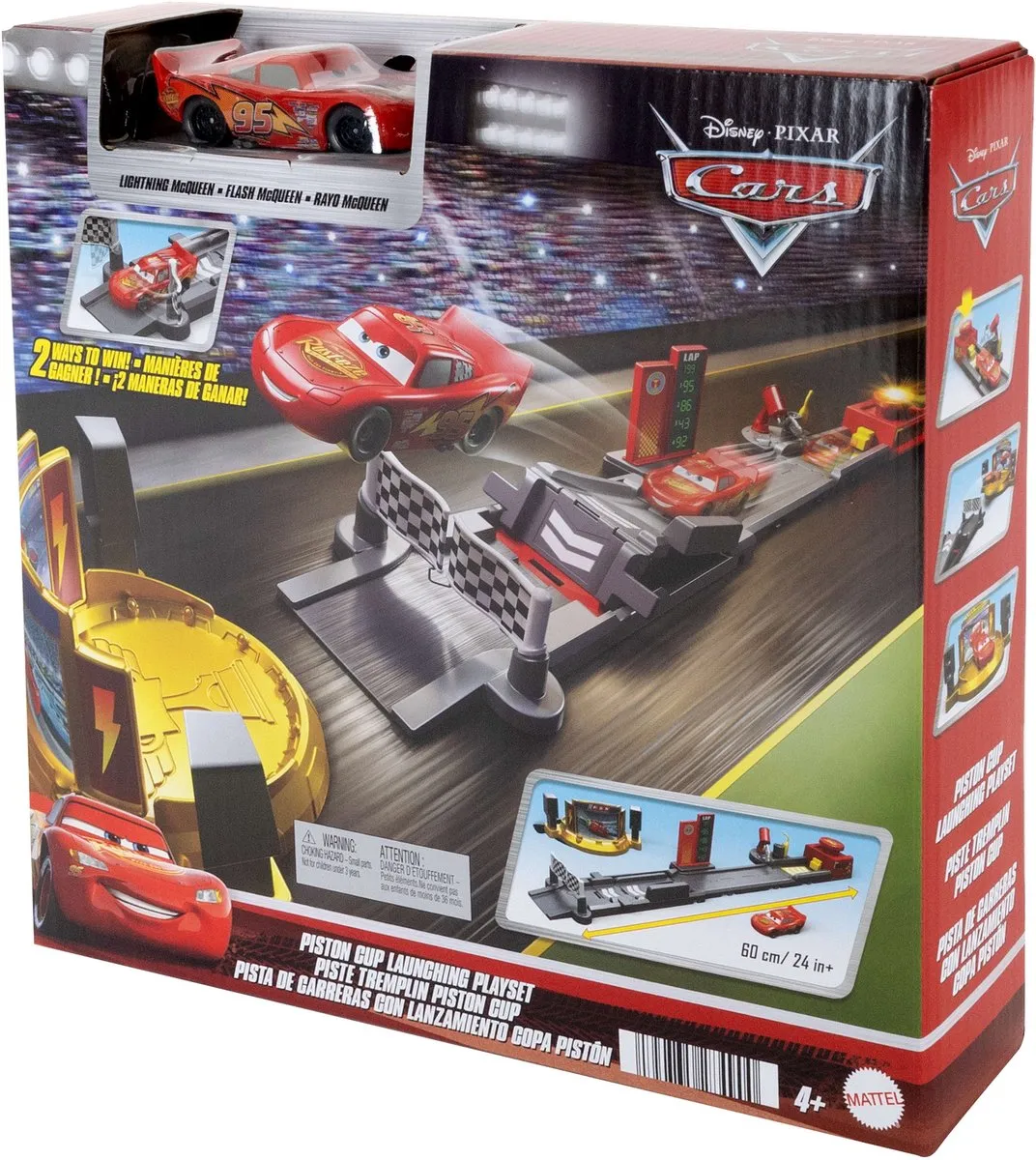 Mattel Disney Pixar Cars Piston Cup Lanceerspeelset JDJ02 - Meerkleurig