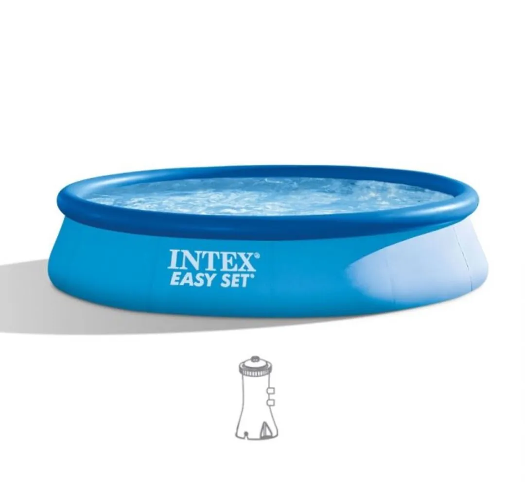 Intex Easy Set PREMIUM 28142GNPRM Zwembad - Ø396x84cm - 7290L - Blauw - afbeelding 3 van 5