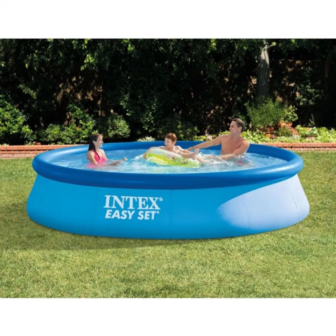 Intex Easy Set PREMIUM 28142GNPRM Zwembad - Ø396x84cm - 7290L - Blauw - afbeelding 2 van 5