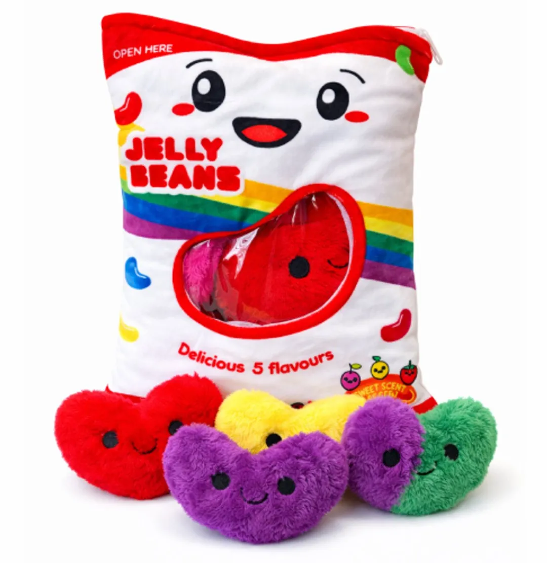Topknuffels Mini Jellybean Pluche Knuffel 30cm - Kawaii Snackzakje