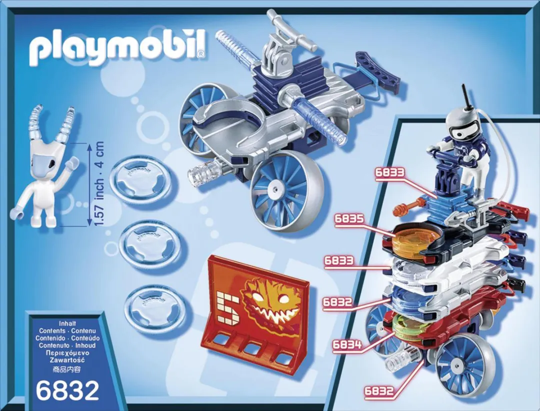 Playmobil Frosty Disc-Shooter 6832 - Blauw