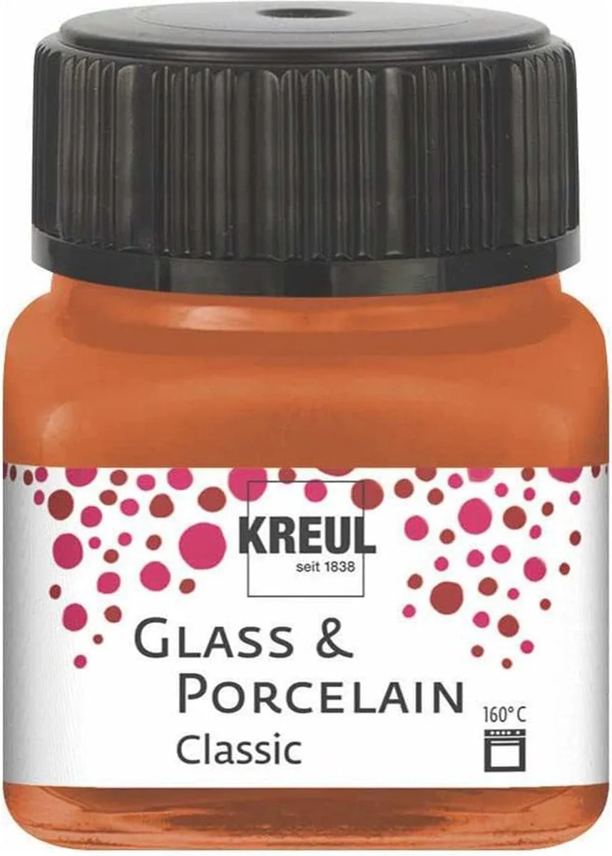 Kreul Glasverf Metallic Koper 20ml