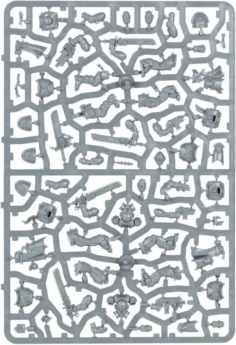 Games Workshop Space Marines Black Templars Primaris Crusader Squad 228 Onderdelen