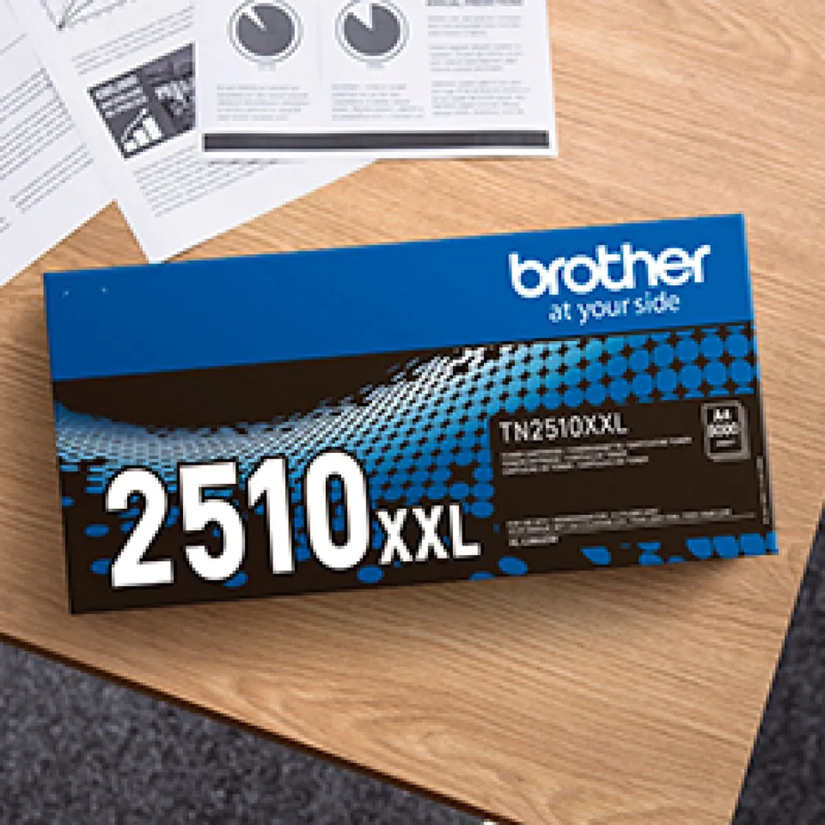 Brother TN-2510XXL Tonercartridge - 5.000 Pagina's - Zwart
