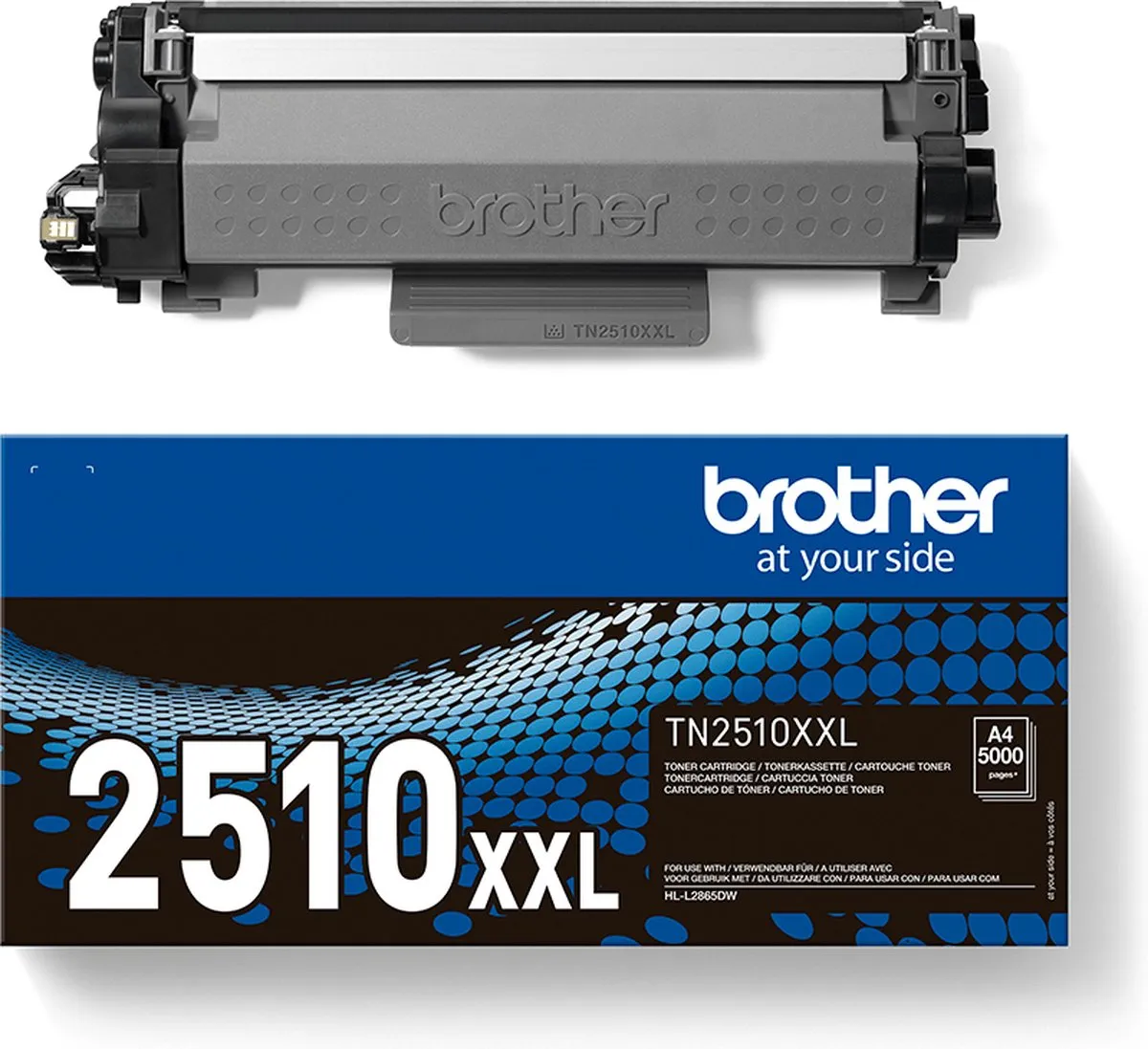 Brother TN-2510XXL Tonercartridge - 5.000 Pagina's - Zwart