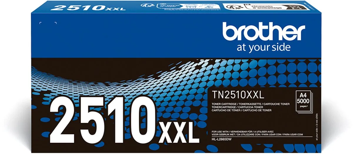 Brother TN-2510XXL Tonercartridge - 5.000 Pagina's - Zwart
