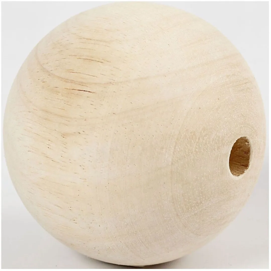 Creativ Company Houten Kraal 80mm - Meerkleurig