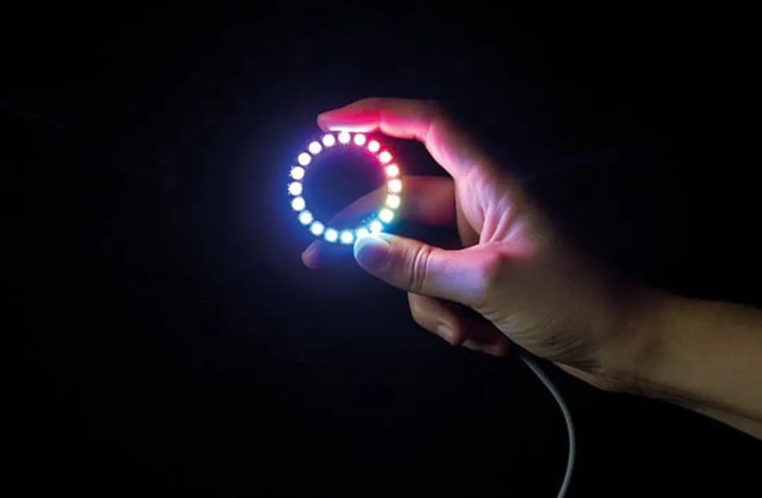 Whadda Brightdot Ring LED Verlichtingset 69mm - Multicolor