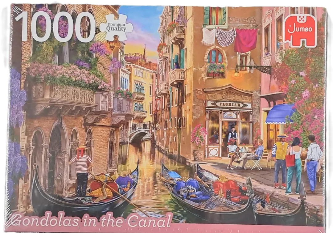 Jumbo Puzzel Gondolas in the Canal 1000 Stuks