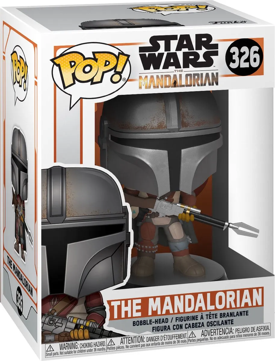 Funko POP! Star Wars The Mandalorian #326 Bobblehead - Bonte kleuren