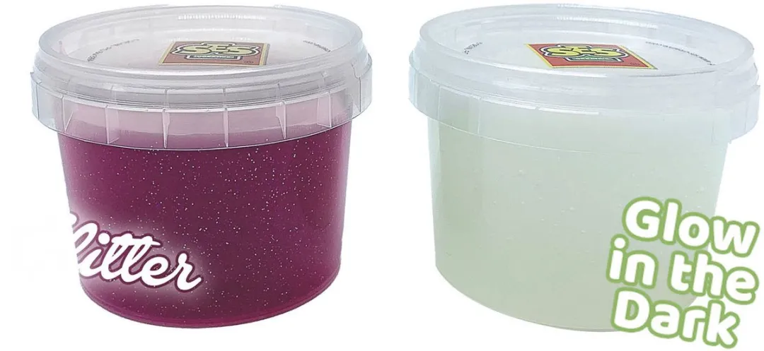 SES Creative Glow in the Dark Slijm - 240g - 2 Potjes