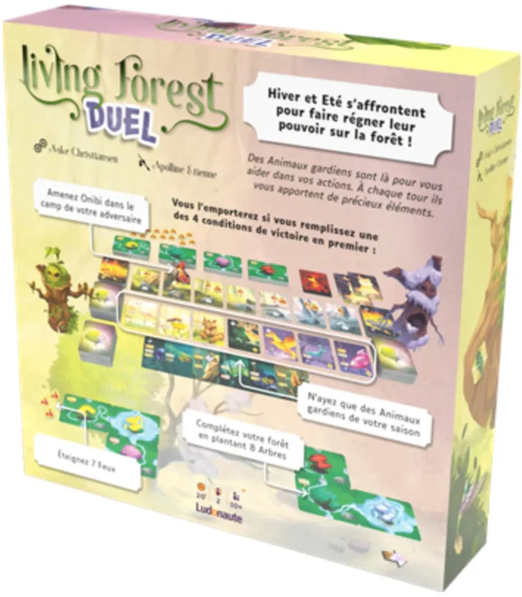 Asmodee Living Forest Duel Bordspel - 2 Spelers