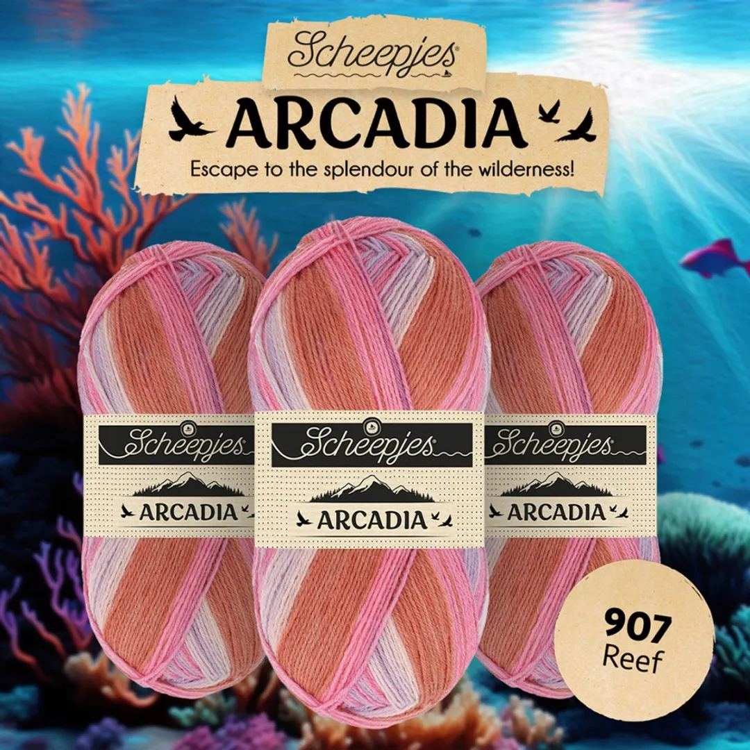 Scheepjes Arcadia 907 Reef Wol - 1 Stuk