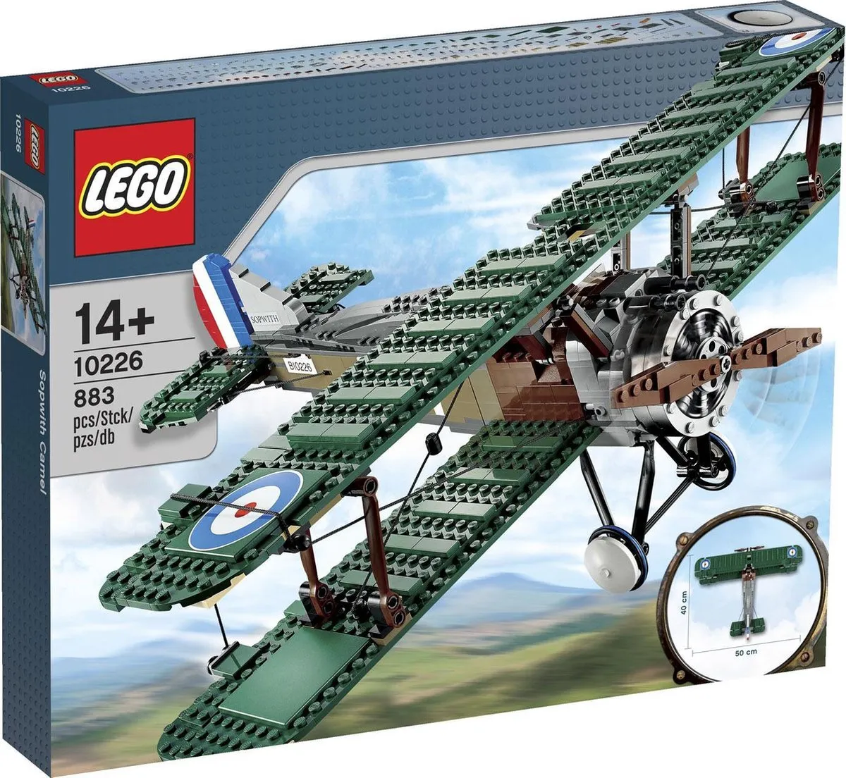LEGO Sopwith Camel 10226 - 883 Stukken - Meerkleurig - afbeelding 2 van 6