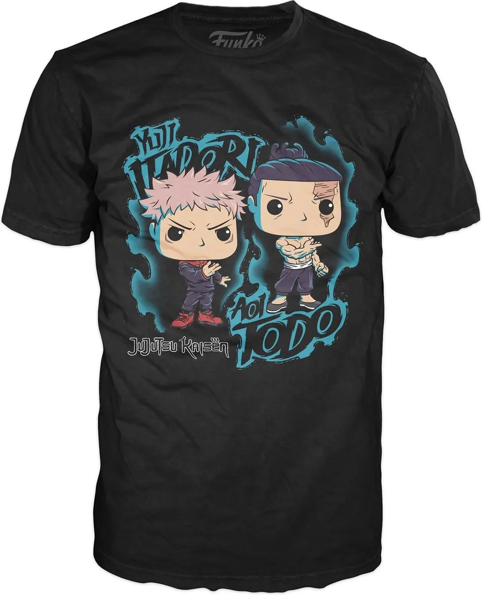 Funko Boxed Tee Jujutsu Kaisen Yuji & Aoi - Veelkleurig