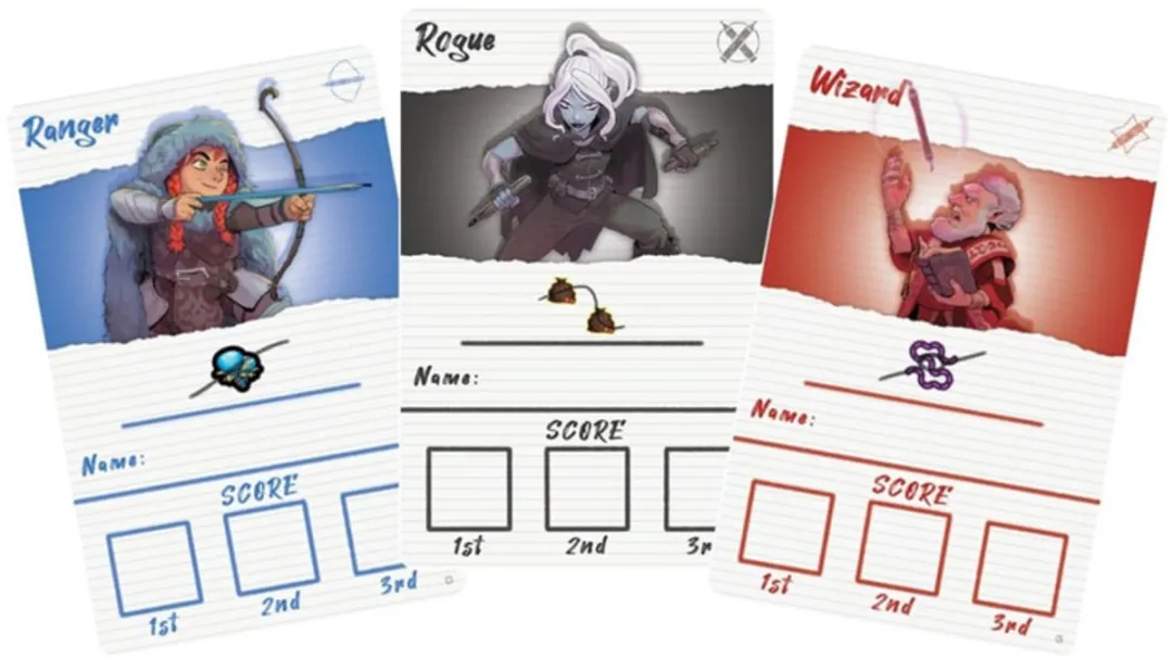 Wizkids Dungeons & Dragons Dungeon Scrawlers Heroes of Waterdeep - Strategisch bordspel