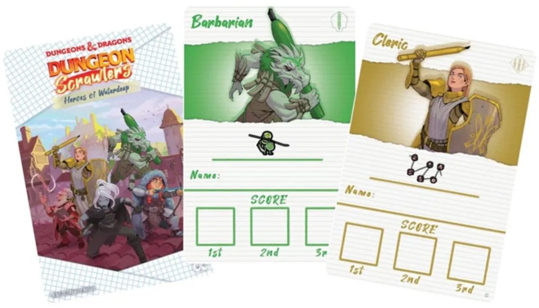Wizkids Dungeons & Dragons Dungeon Scrawlers Heroes of Waterdeep - Strategisch bordspel