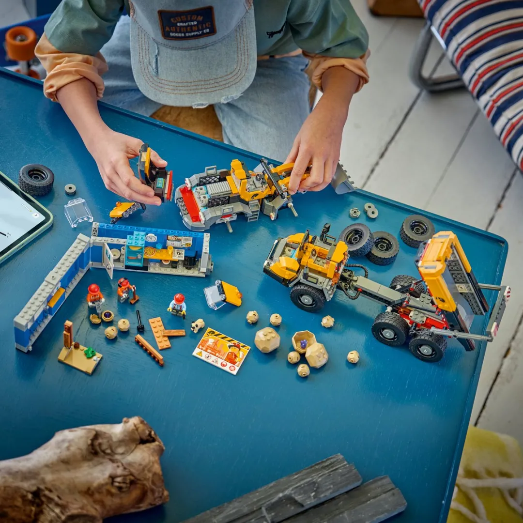 LEGO City 60494 Bouwset Bouwplaatsvoertuigen & Kantoor - 1132 Stukken
