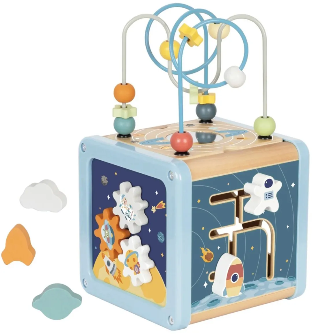 Tooky Toy Activiteitenkubus Ruimte-Thema