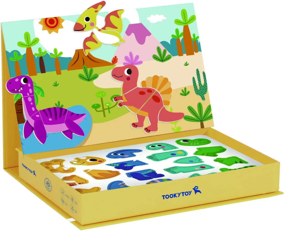 Tooky Toy Magnetische Dinosaurus Puzzel