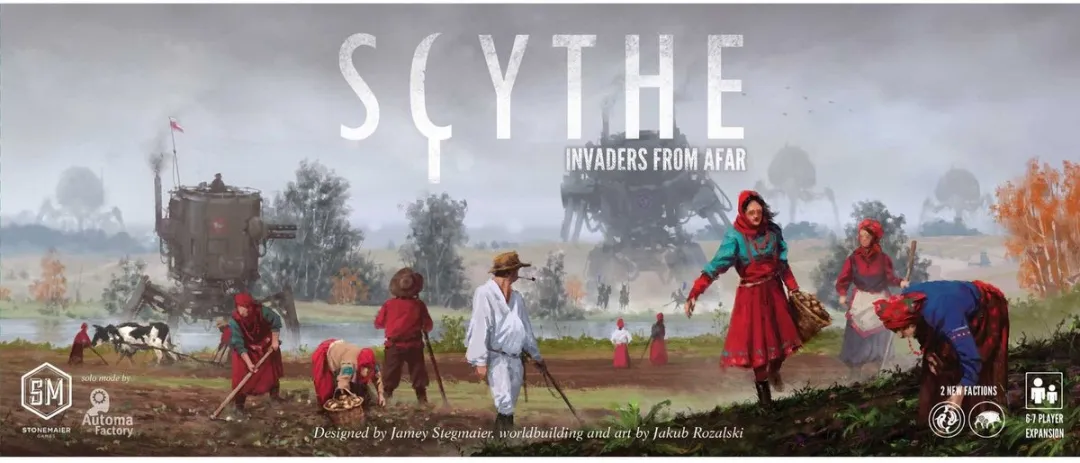 Stonemaier Games Scythe Invaders from Afar - Bordspel - 1-5 Spelers