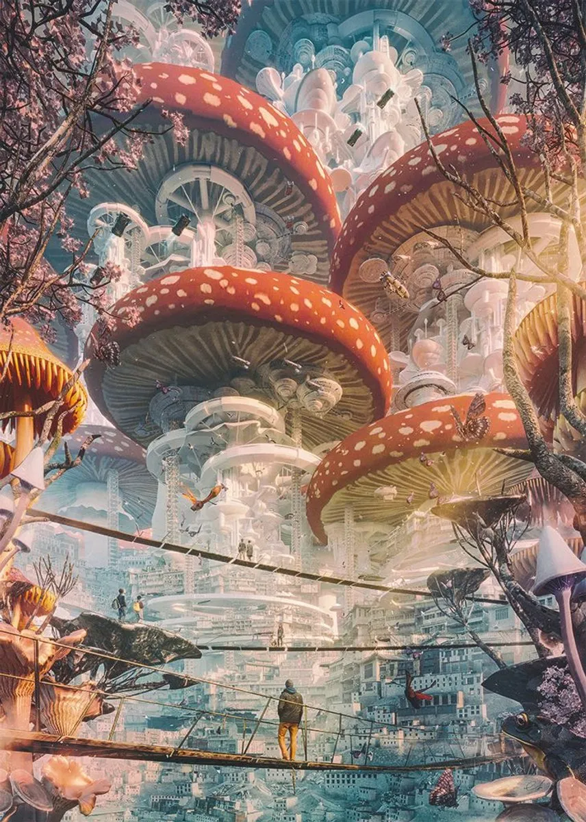 Heye Shroomland Legpuzzel 1000 Stuks - Meerkleurig
