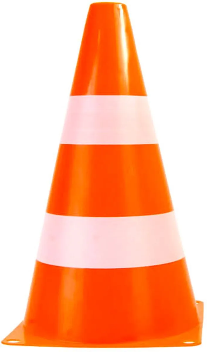 Jonotoys Playfun Verkeerspionnen - 4 Stuks - Meerkleurig