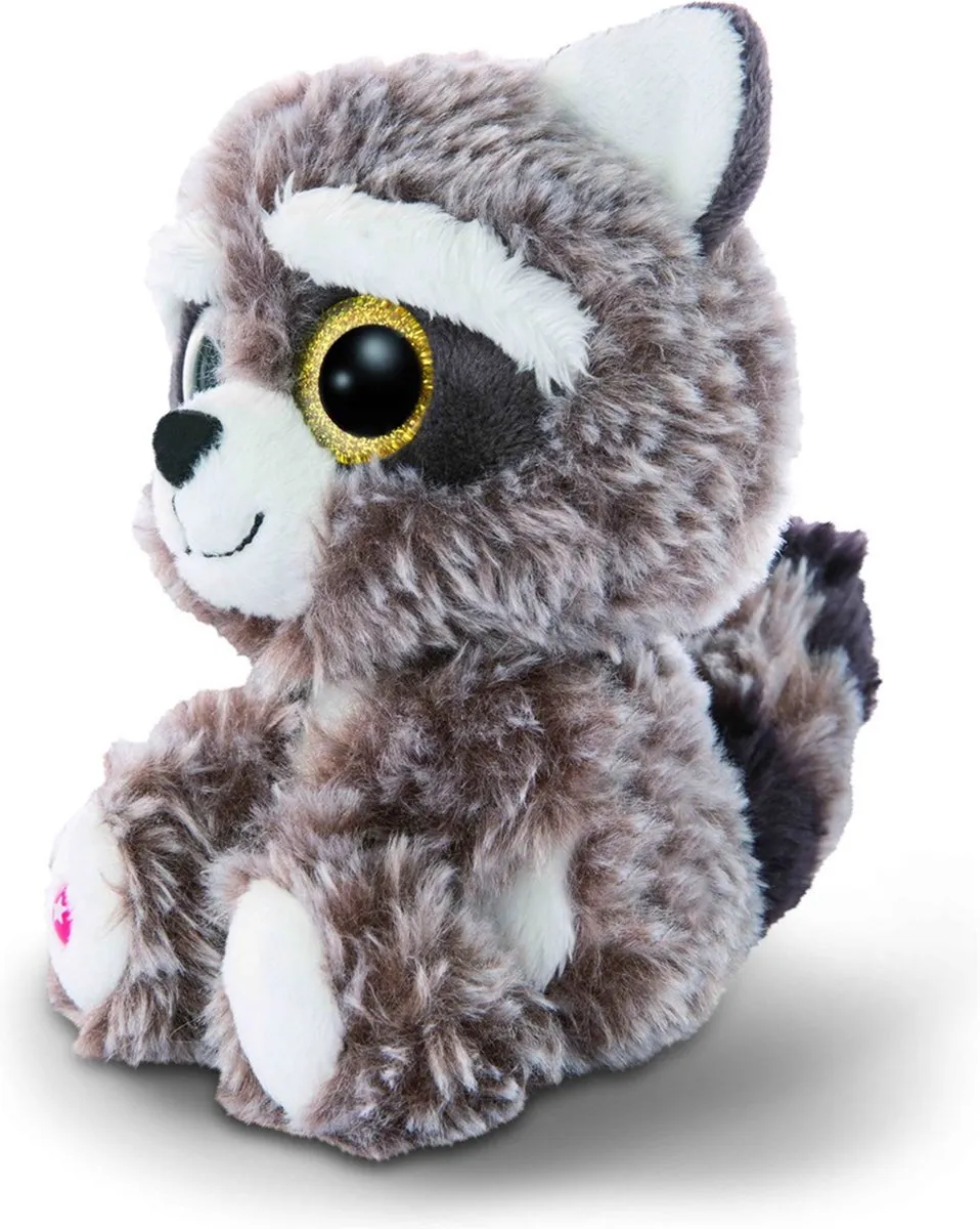 Nici Clooney Knuffelwasbeer - 15cm - Grijs