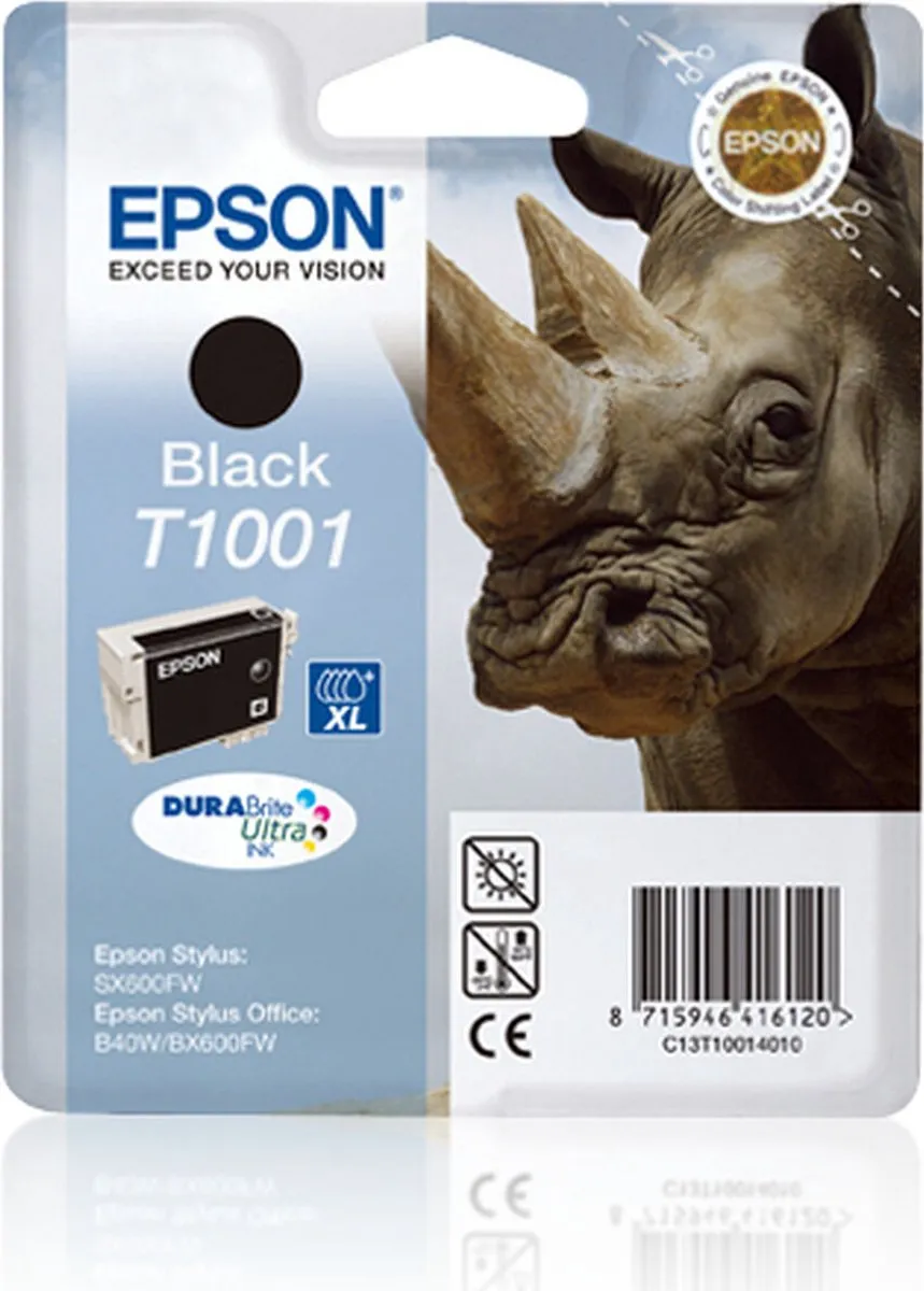 Epson T1001 Inktcartridge Zwart C13T10014010
