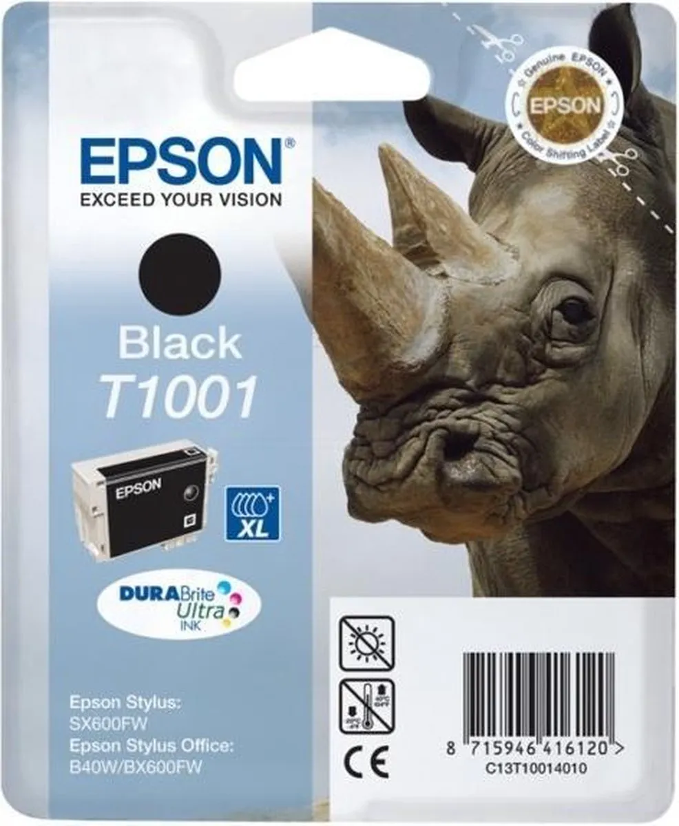 Epson T1001 Inktcartridge Zwart C13T10014010