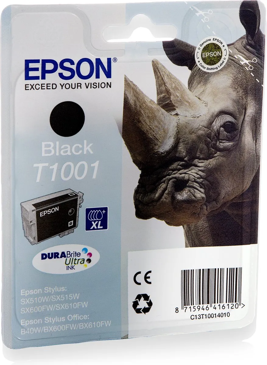Epson T1001 Inktcartridge Zwart C13T10014010
