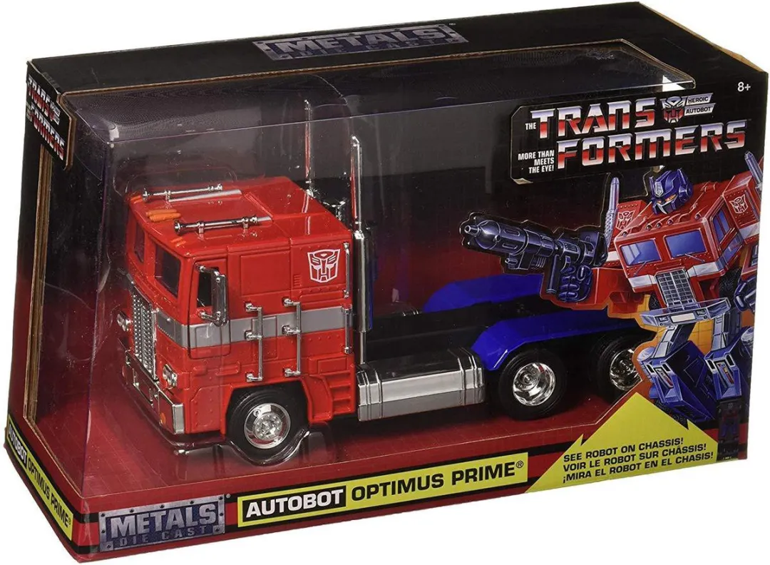 Jada Toys Transformers Diecast Model G1 Optimus Prime 1/24