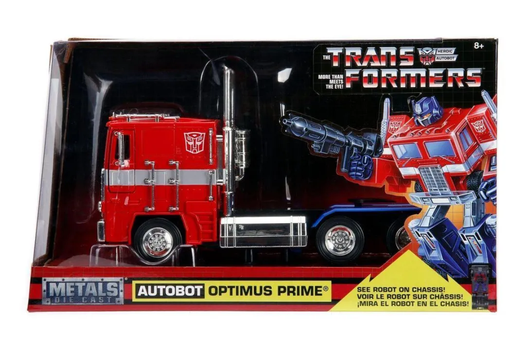 Jada Toys Transformers Diecast Model G1 Optimus Prime 1/24