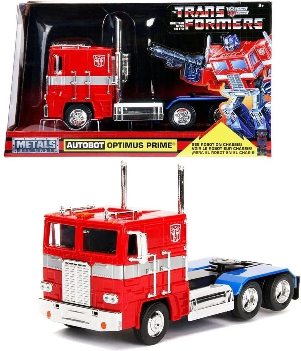 Jada Toys Transformers Diecast Model G1 Optimus Prime 1/24