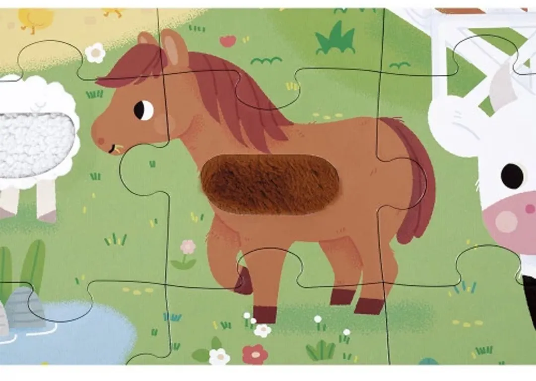 Janod Voelpuzzel Boerderij 20-delig - Meerkleurig