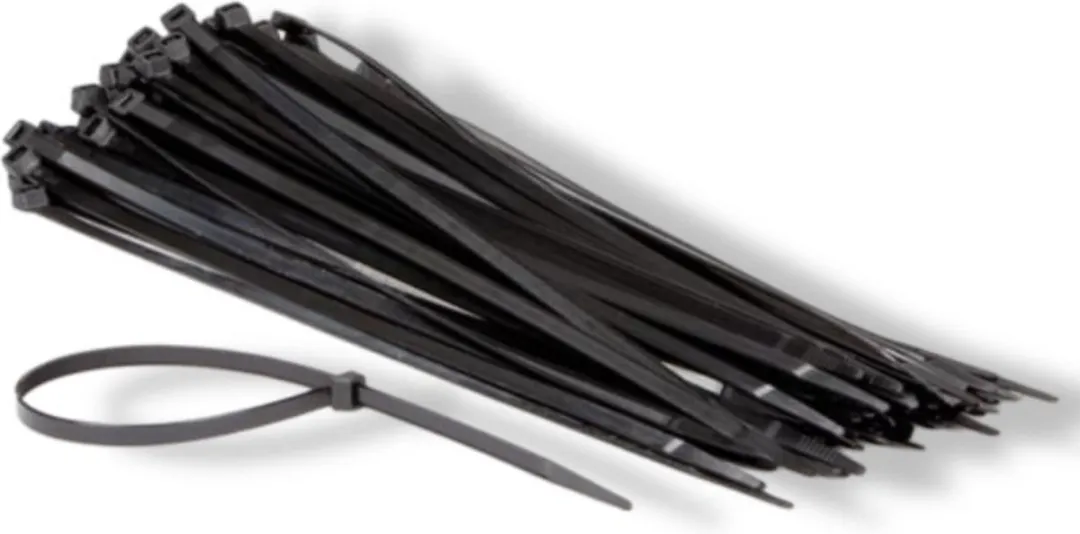 Perel Nylon Kabelbinders 7.6x400mm - Zwart - 100 Stuks