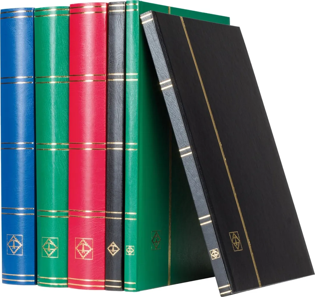 Leuchtturm Postzegelinsteekalbum Basic W 32 Rood
