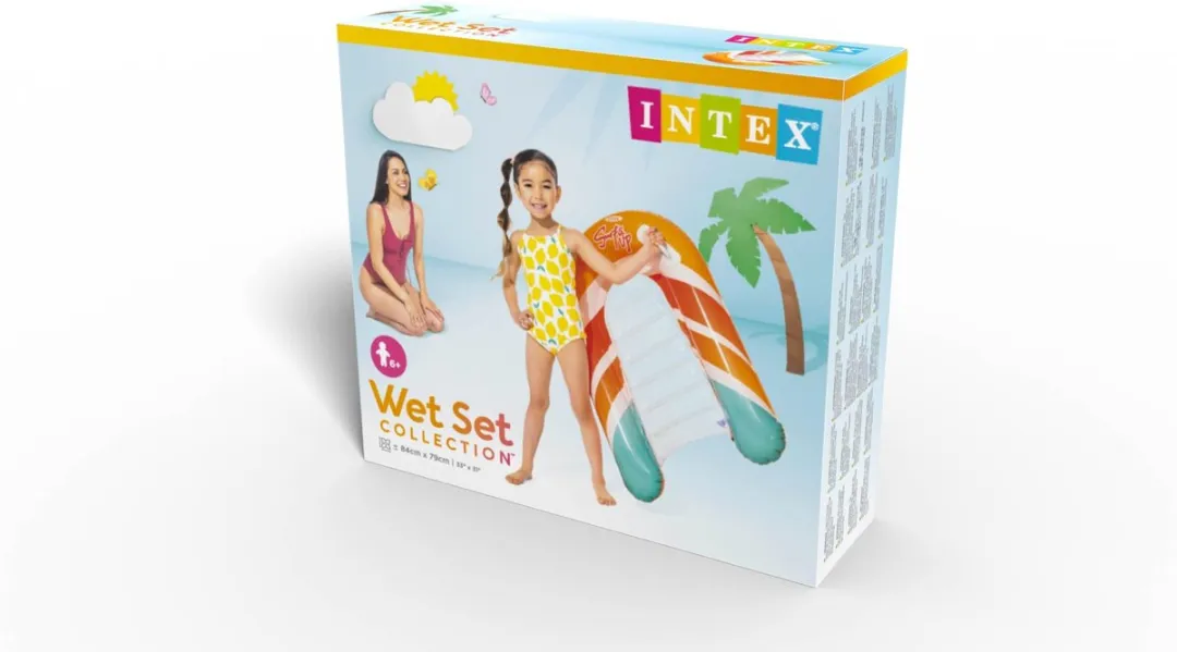 Intex Surf's Up Rider Opblaasbaar Surfboard 84x79cm - Oranje