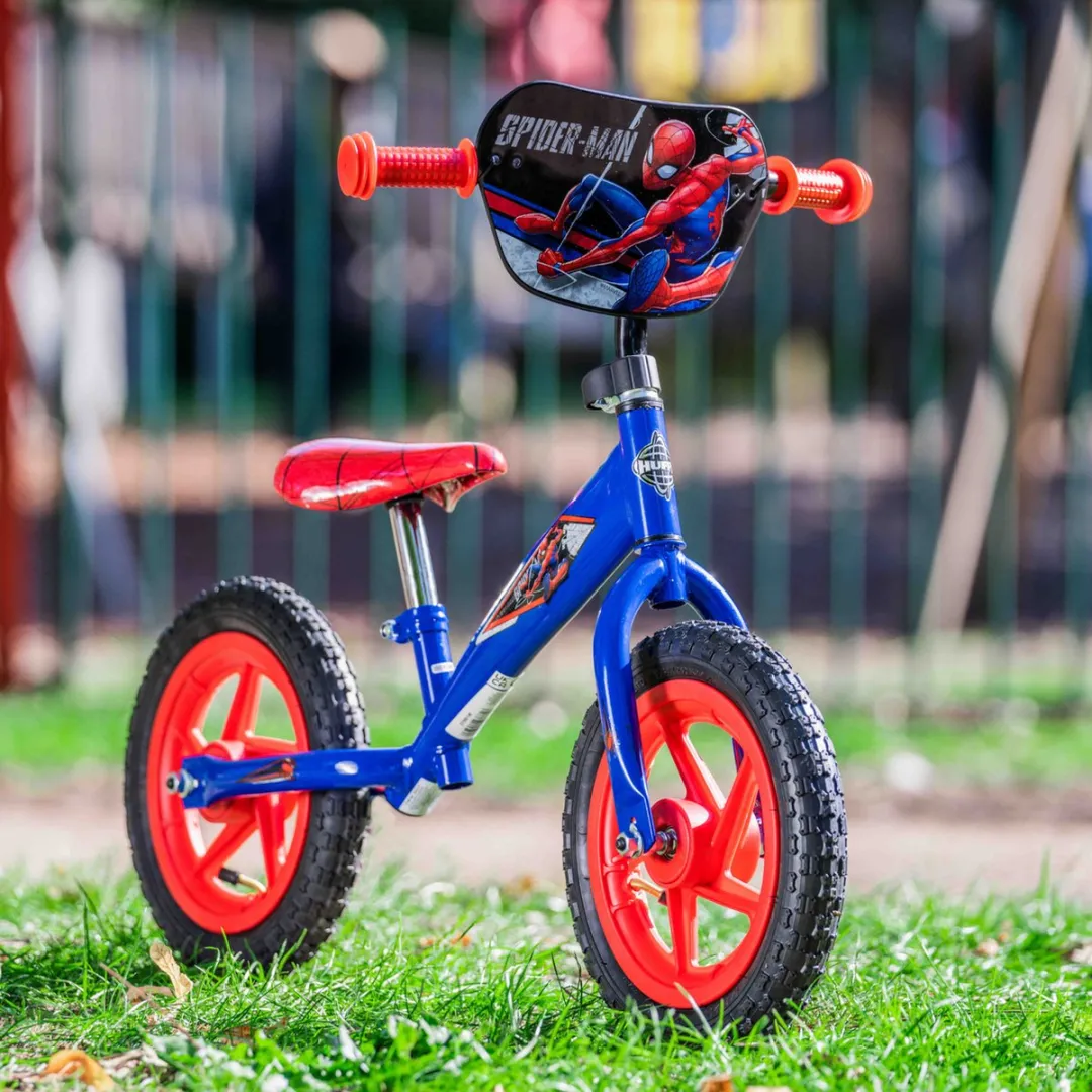 Spider-Man Balance Fiets 12 Inch - Multicolor
