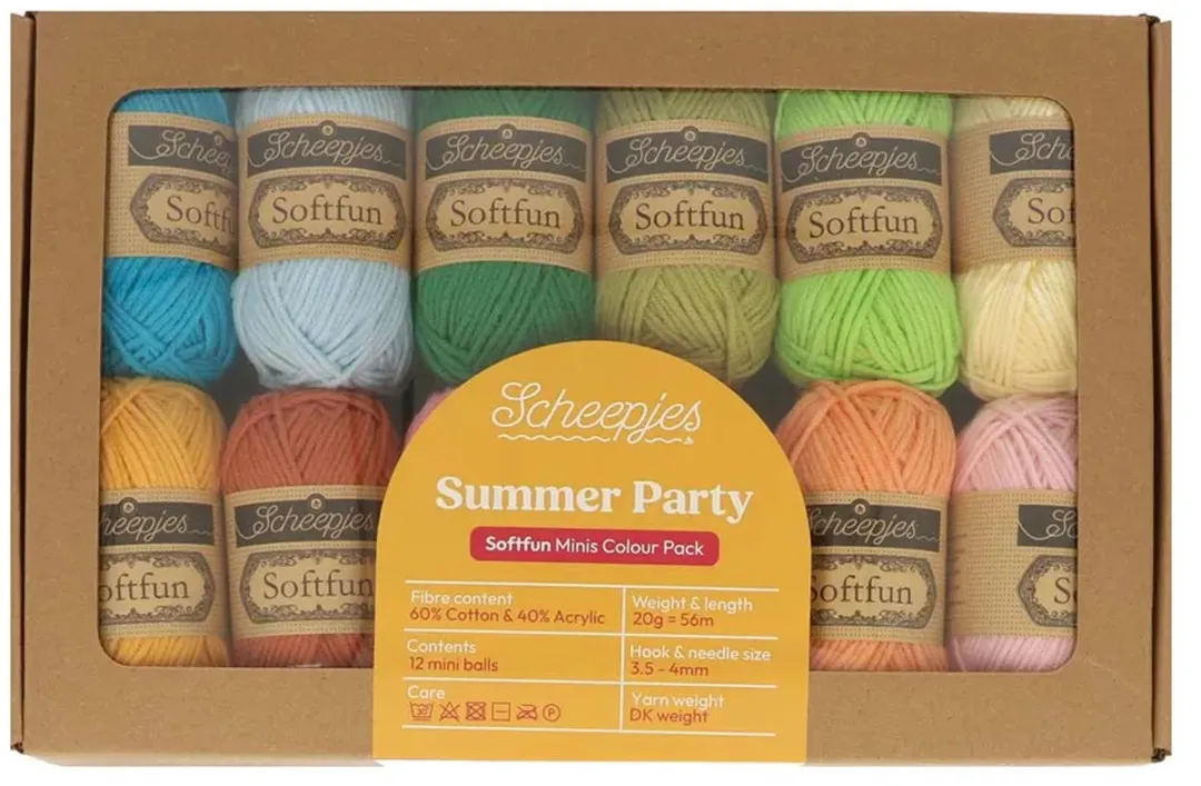 Scheepjes Softfun Summer Party - 12 Kleuren 20g