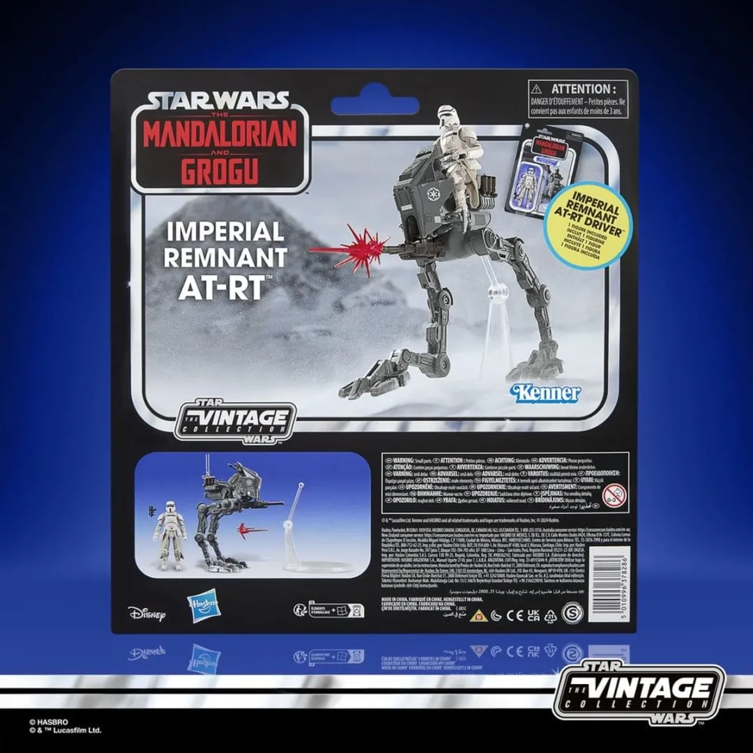 Hasbro Star Wars Mandalorian & Grogu Vintage AT-RT Voertuig - Multi - afbeelding 6 van 6